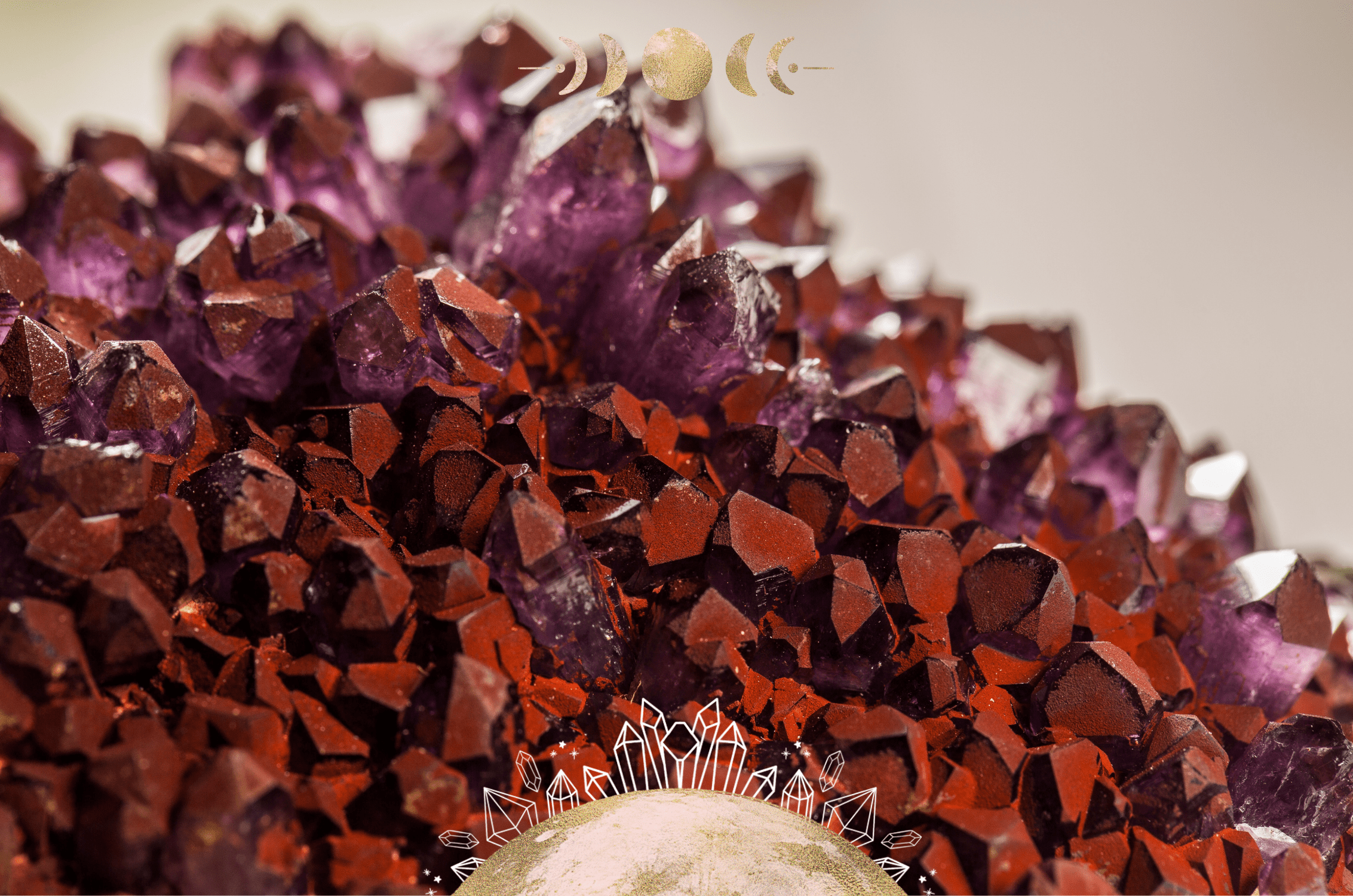Healing Properties of Red-Capped Amethyst: A Crystal for Passion & Spirituality