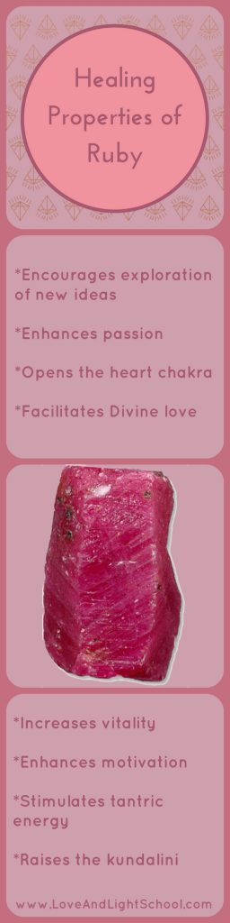 Healing Properties of Ruby - Love & Light School of Crystal Therapy
