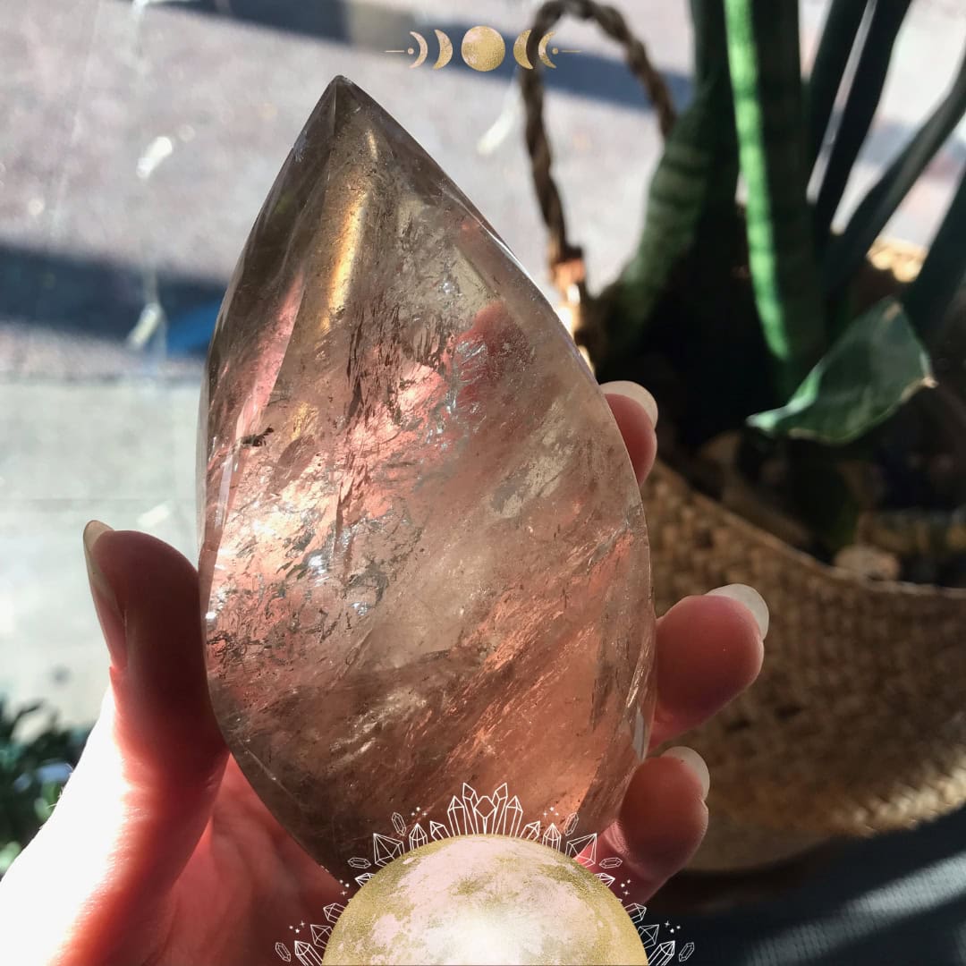 Elestial Smoky Quartz Crystals for Journey Work