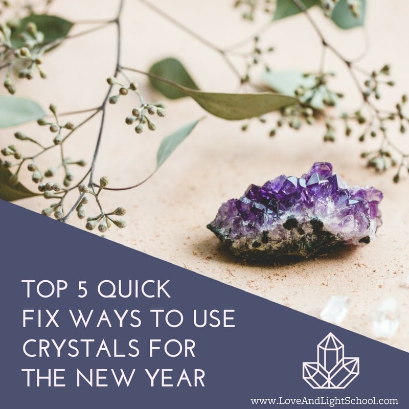Top 5 Quick Fix Ways to Use Crystals for the new Year