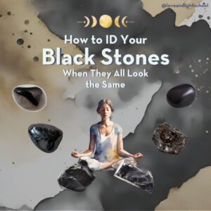 How to ID your Black Stones