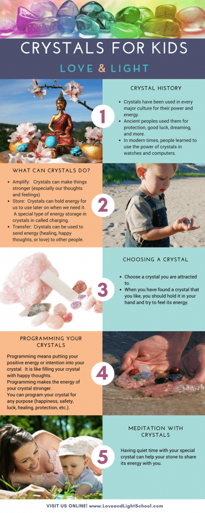 Crystals for Kids: Teaching Children about Crystal Energy for Healing & More - Love and Light School of Crystal Therapy