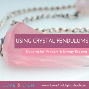 How to Use Crystal Pendulums. Using Crystal Pendulums: Dowsing for Wisdom & Energy Reading