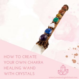 Chakra healing wand