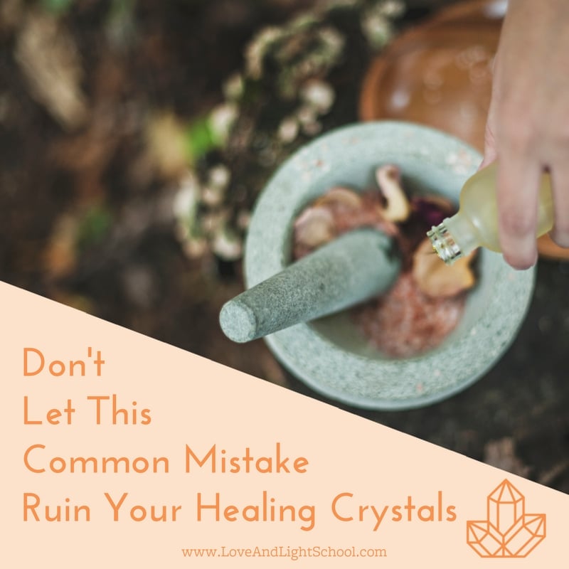 Healing crystal mistakes
