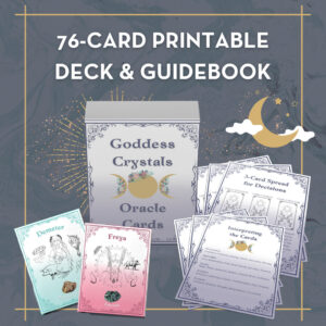 Goddess Crystals Oracle Cards