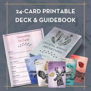 Crystal Animal Archetype Oracle Cards