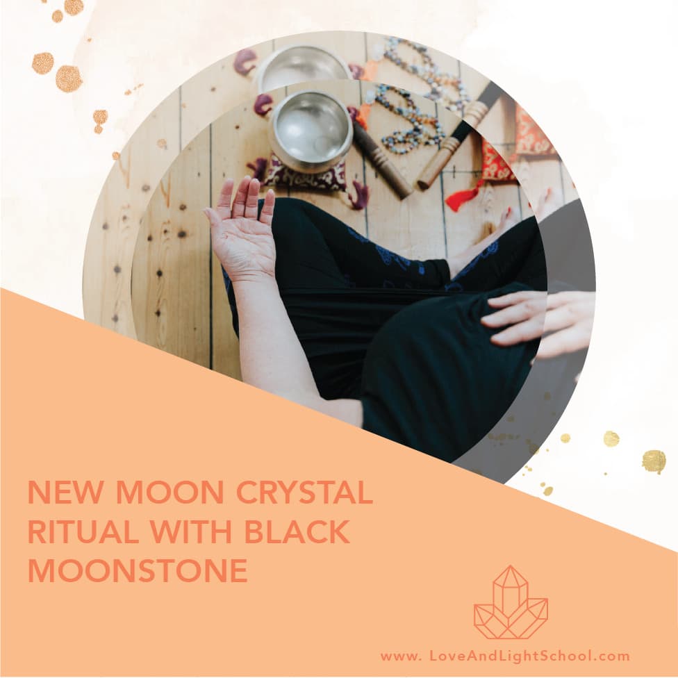 New Moon Crystal Ritual with Black Moonstone