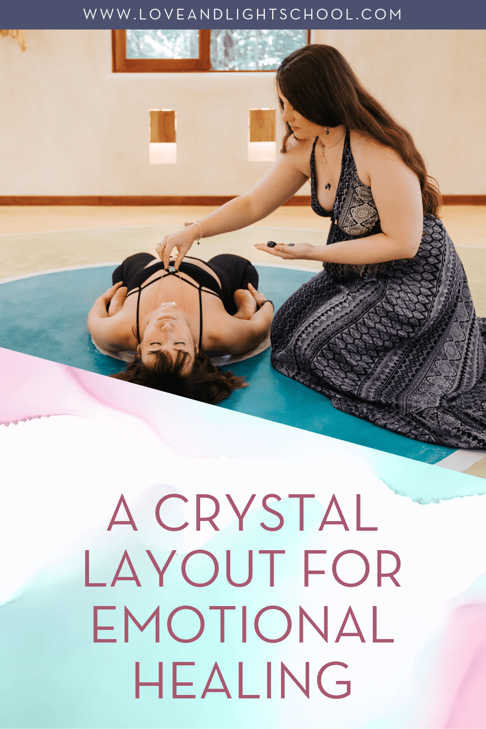 Crystal Layout for Emotional Healing