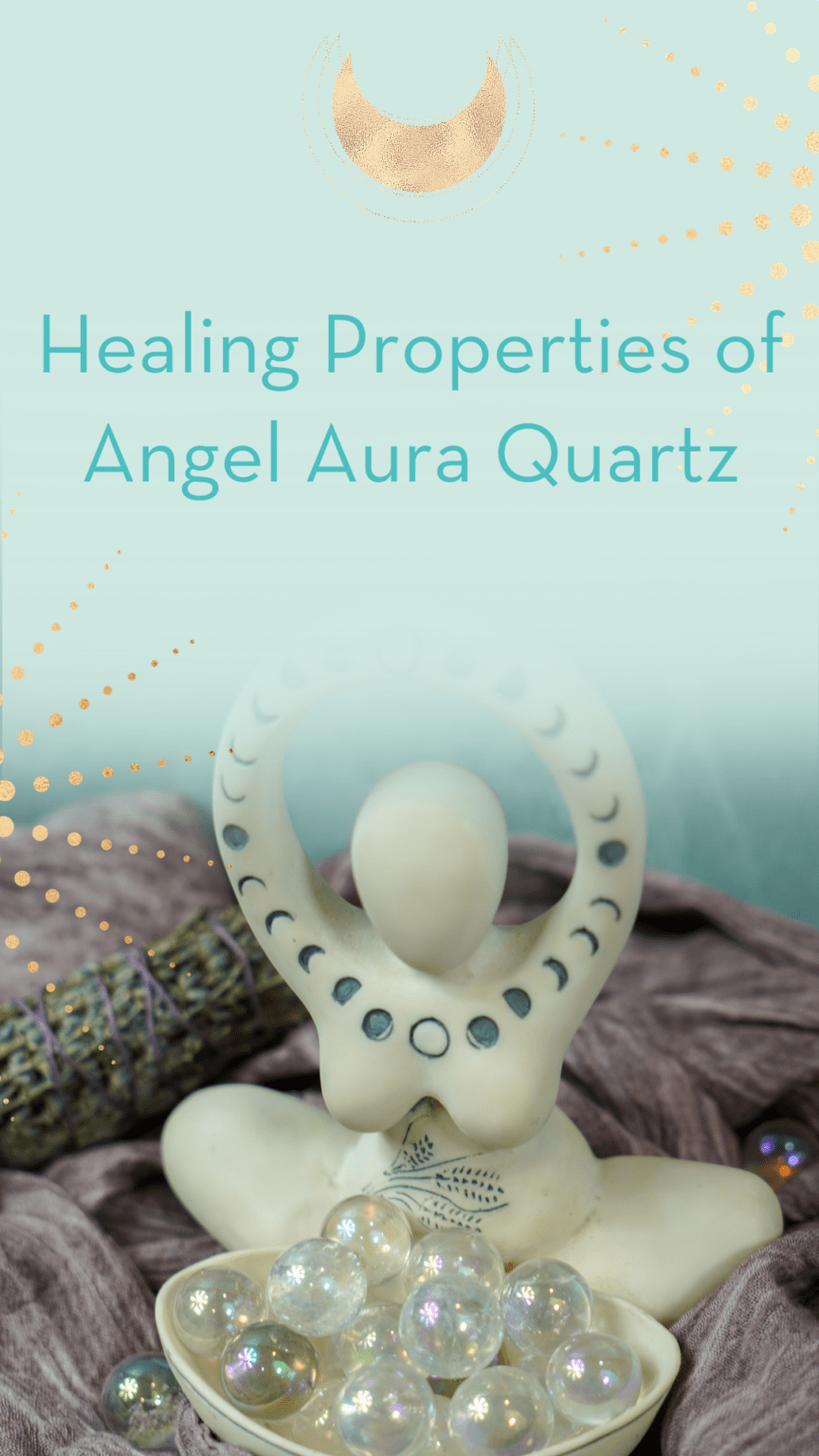 healing properties of angel aura quartz