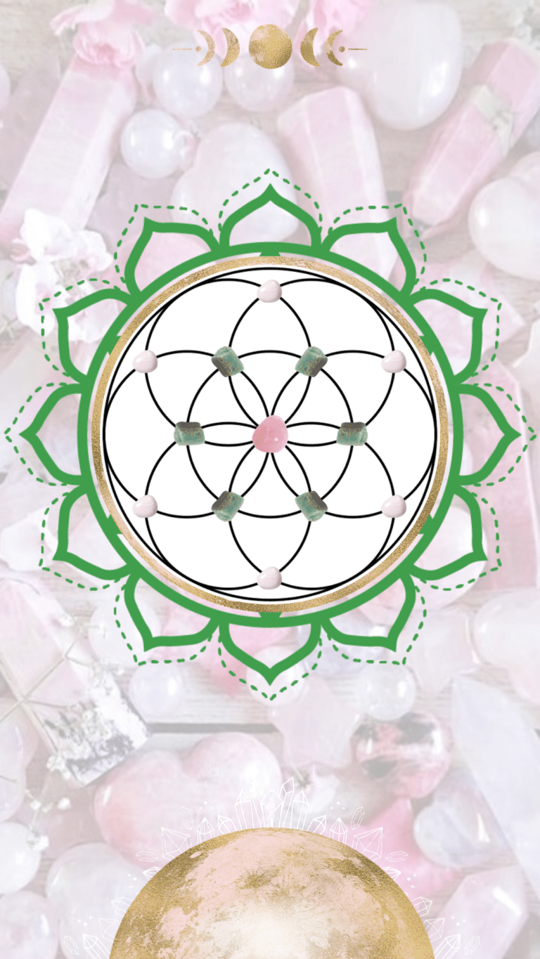 Crystal Grid for Emotional Healing Recipe Love & Light School of