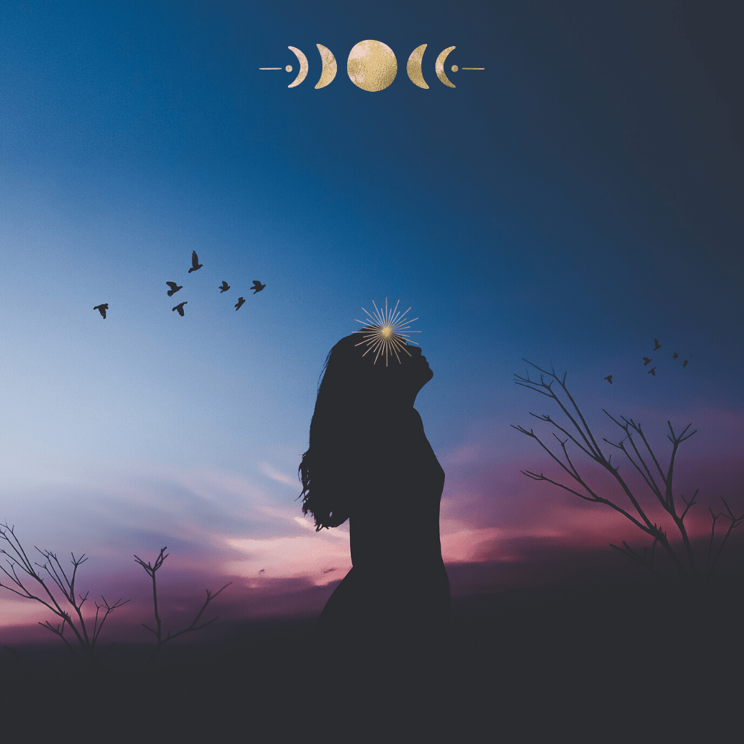 Copy of Copy of Full Moon Meditation Crystal Moon Mystic Oracle Deck Bonus