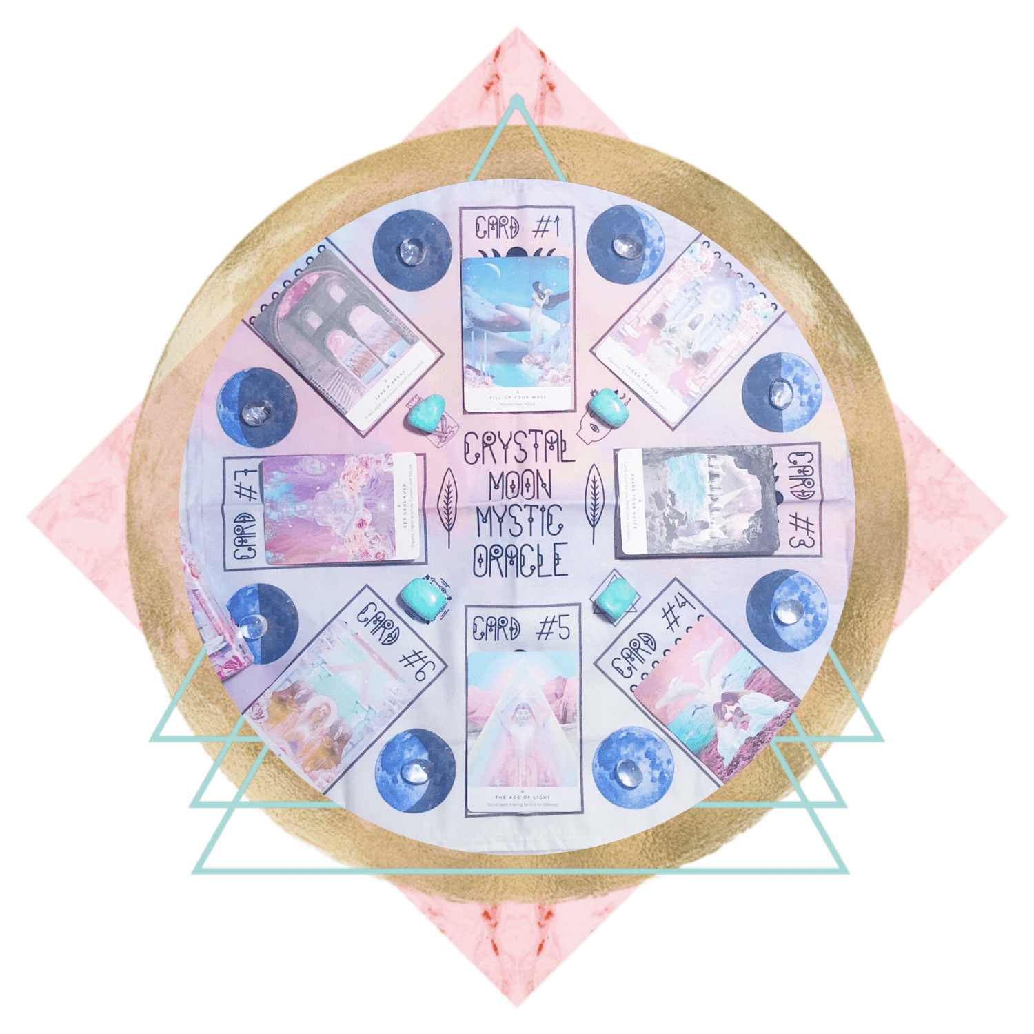 Copy of Crystals Tarot and the Moon Image