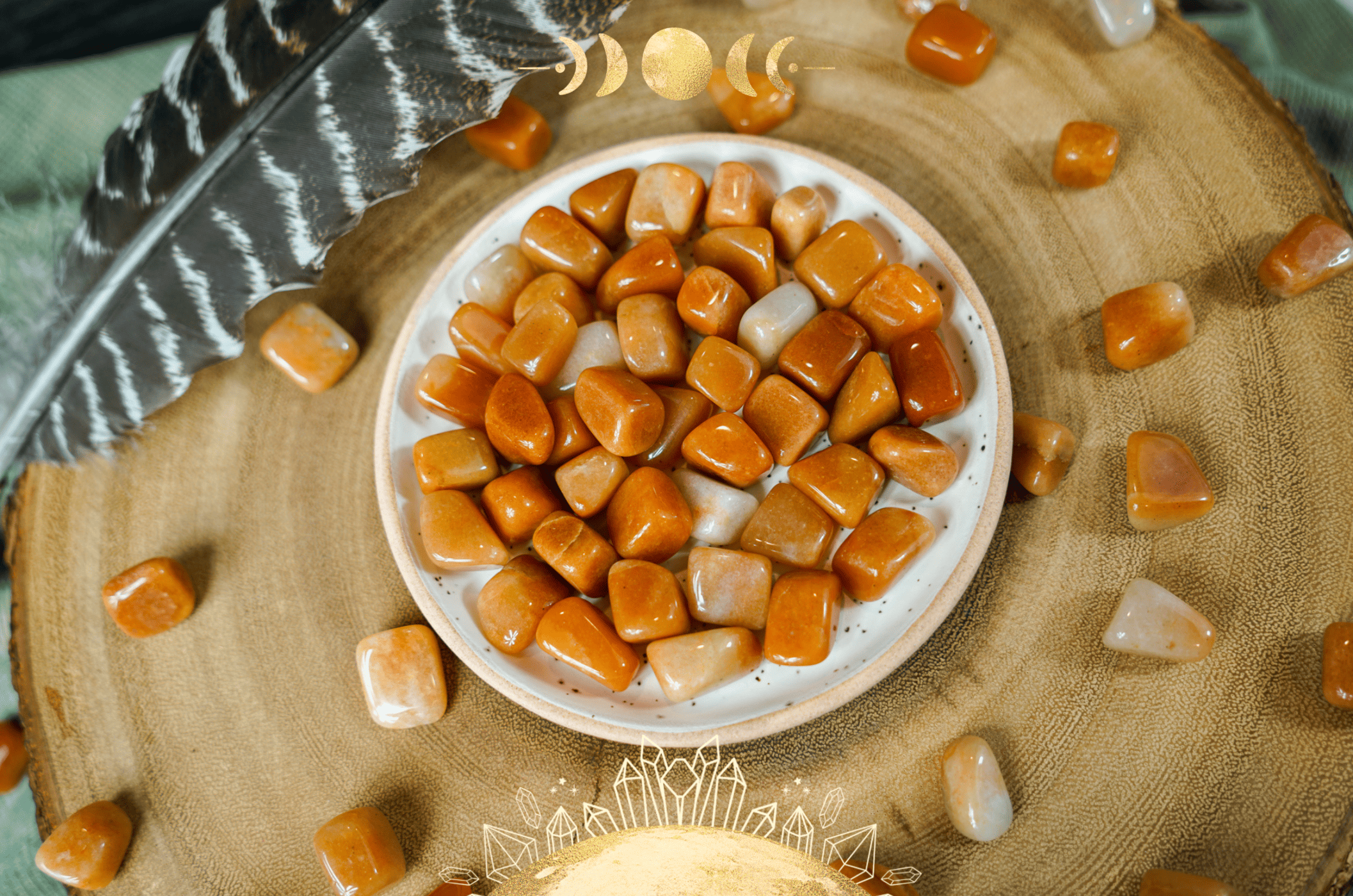 Orange adventurine
