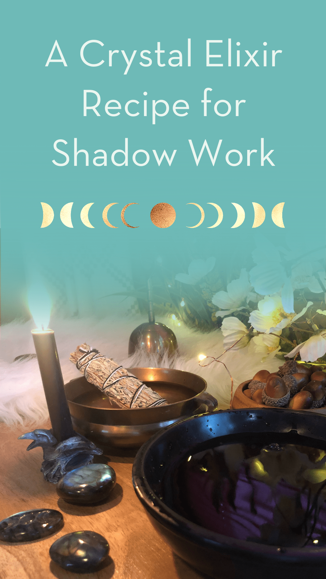 Crystal Elixir Recipe for Shadow Work
