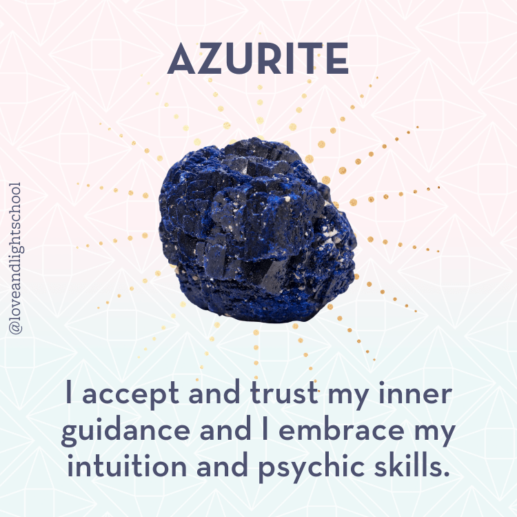 Healing properties of azurite