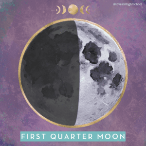 First Quarter Moon Phase