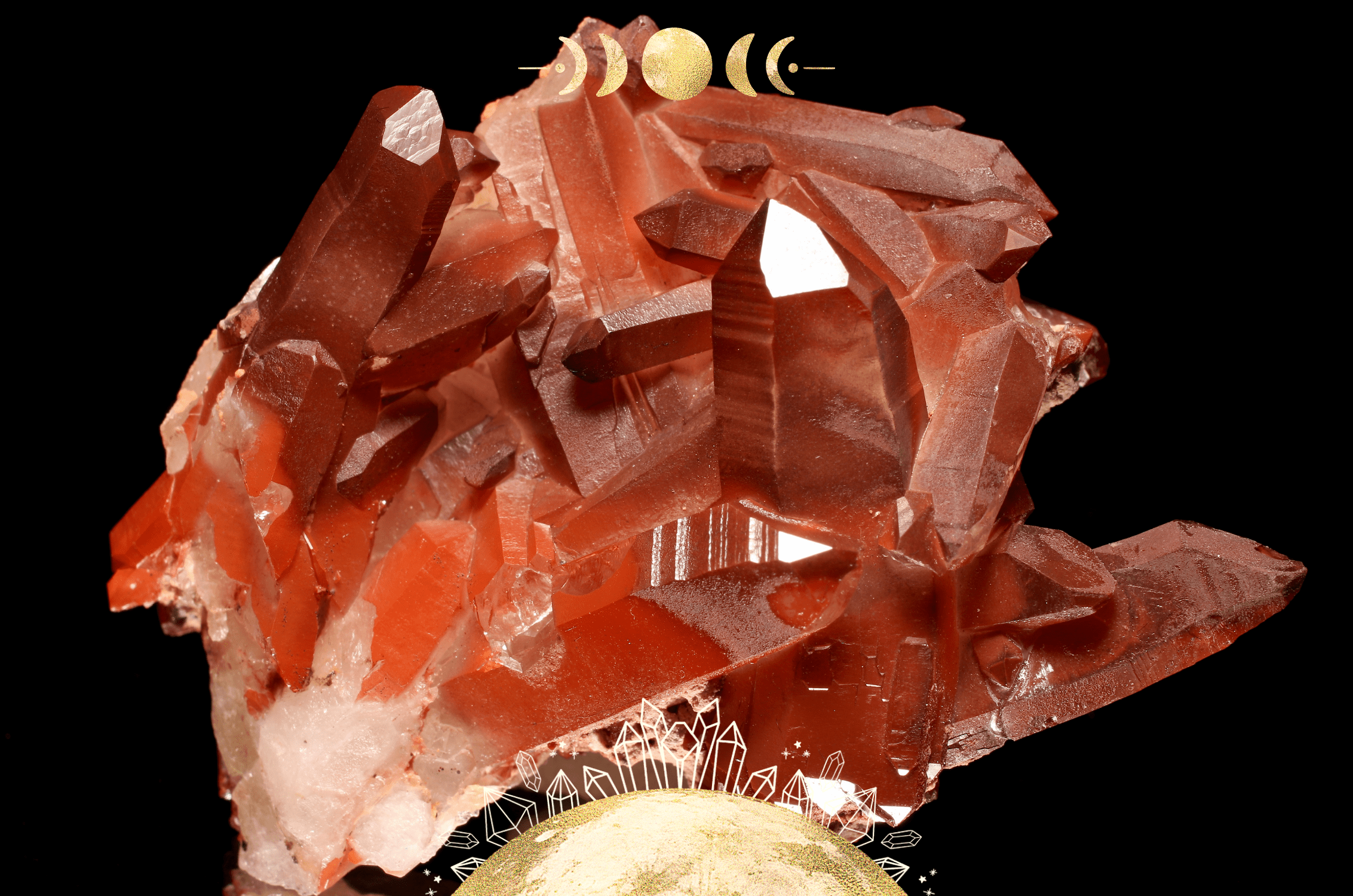 Healing Properties of Hematoid Quartz: A Crystal for Protection & Bravery