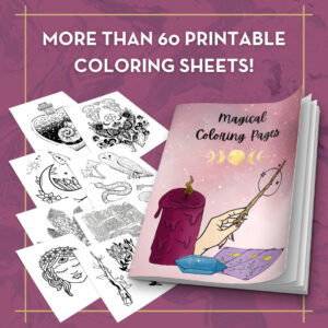 Magical Crystal Coloring Book