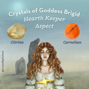Crystals for Goddess Brigid