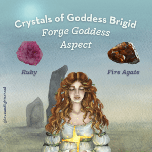 Crystals for Goddess Brigid