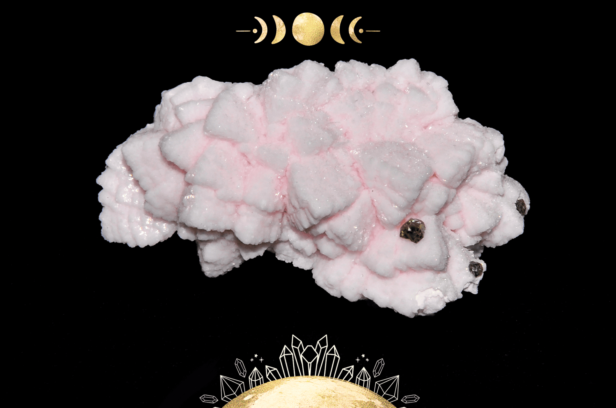 Healing Properties of Pink Mangano Calcite Connection & Courage