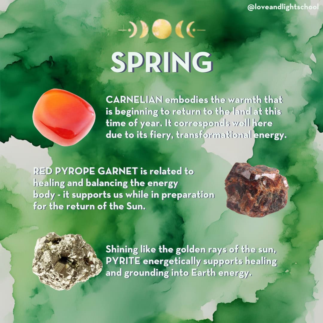 Best Crystals for the Seasons