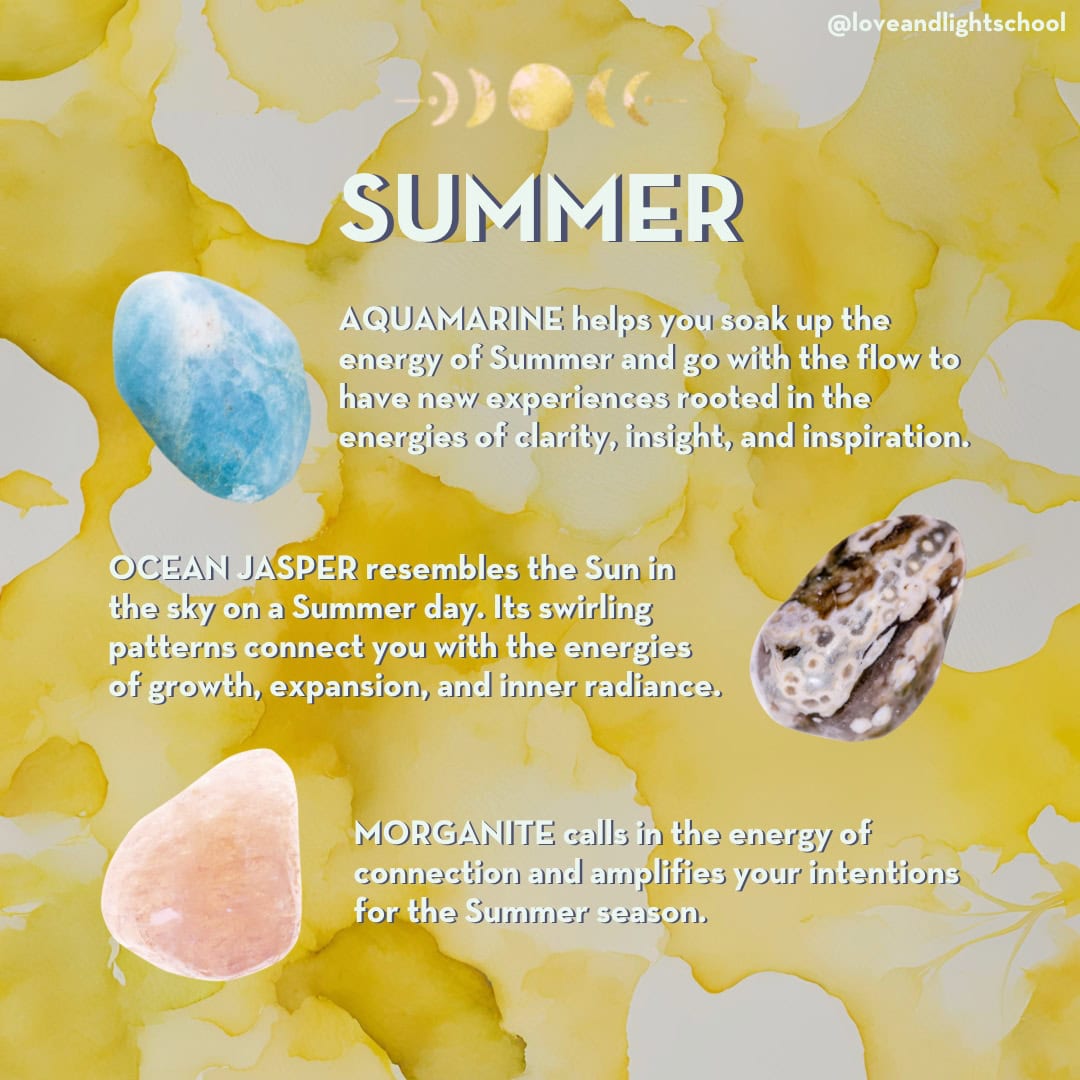 Best Crystals for the Seasons