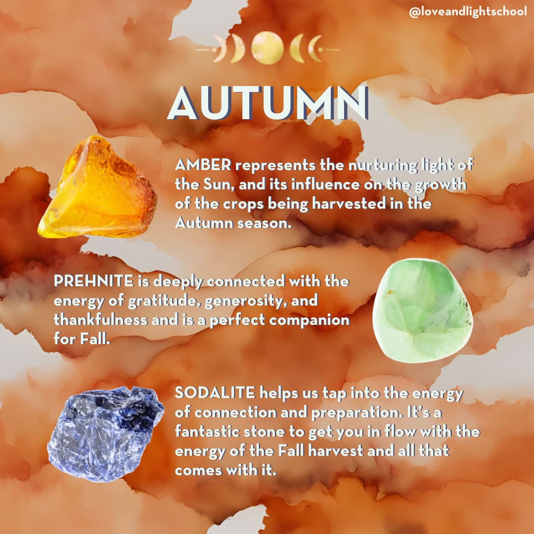 Best Crystals for the Seasons