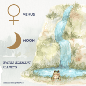 Water Element Planets are Venus and the Moon
