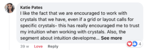 Crystal Healing Testimonial 1