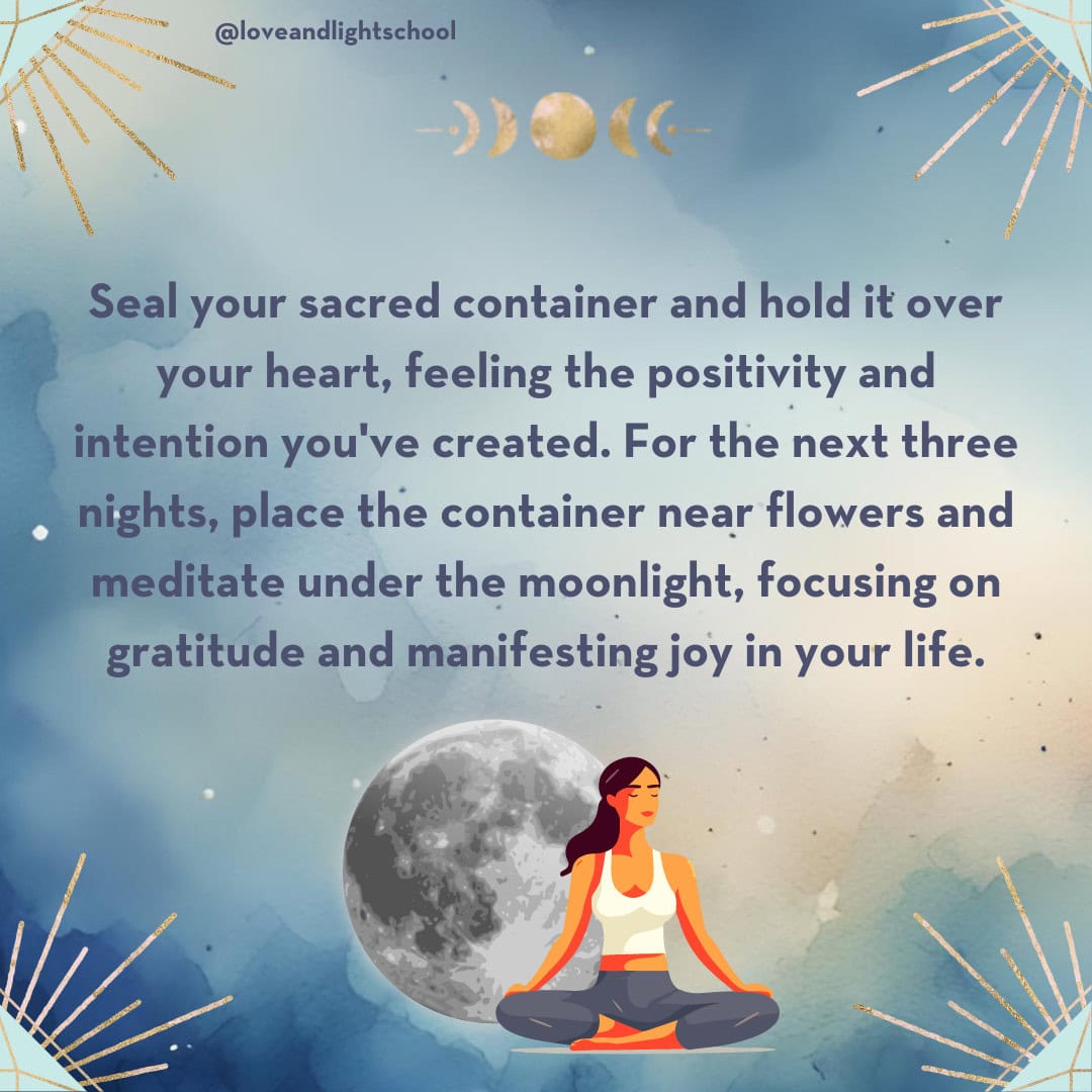 Crystal Ritual for the flower moon Part 7 - Manifesting Spell