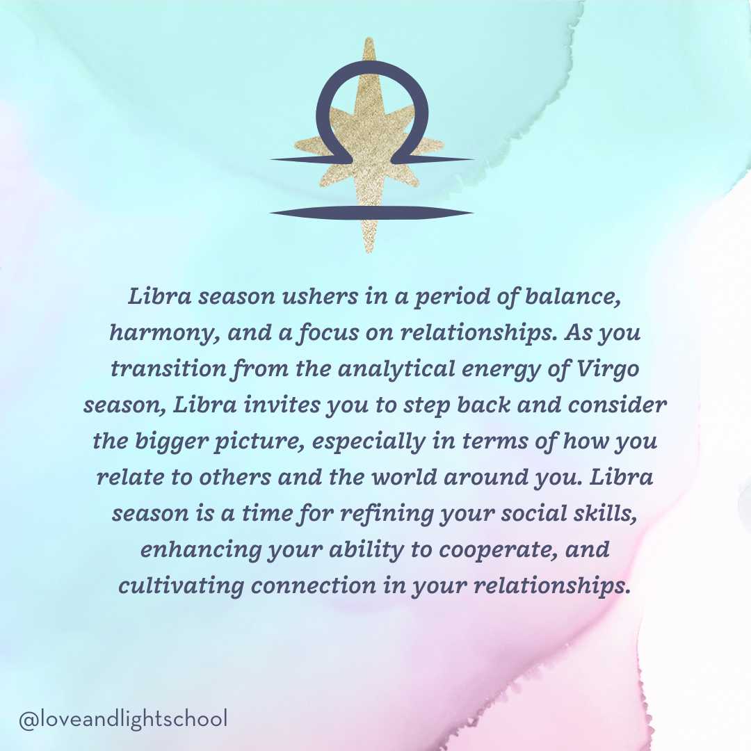 Libra Season Resources